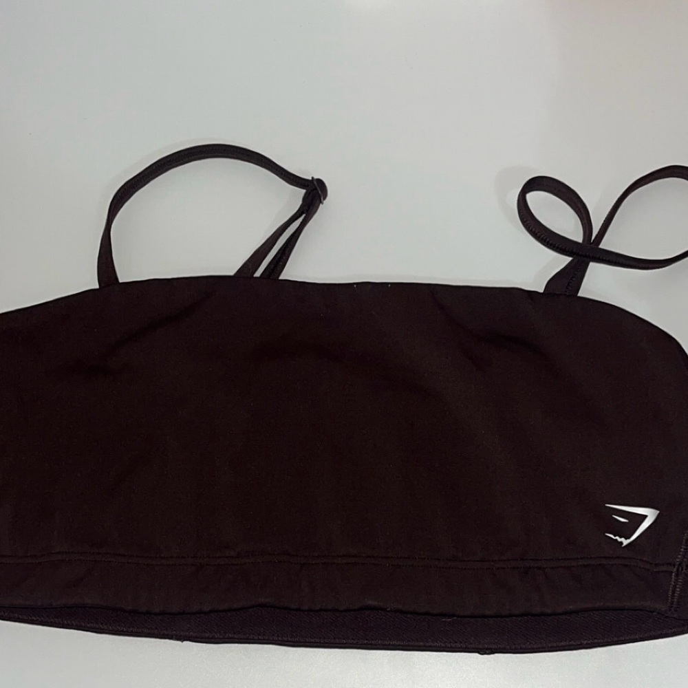 Gymshark Brown Bandeau Sports Bra